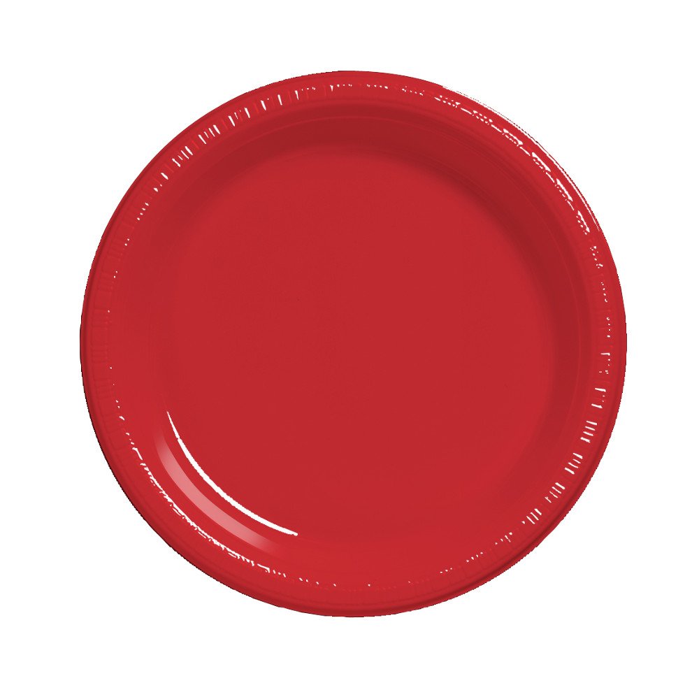 Classic Red 7in Plates (20ct) Heavy Duty