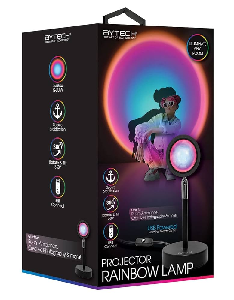 Projector Decor Rainbow Lamp