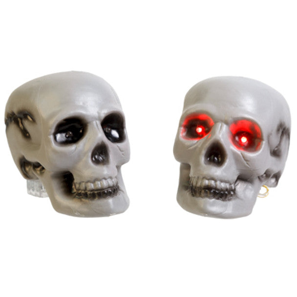 Skull Head Plastic Decor 7x5"