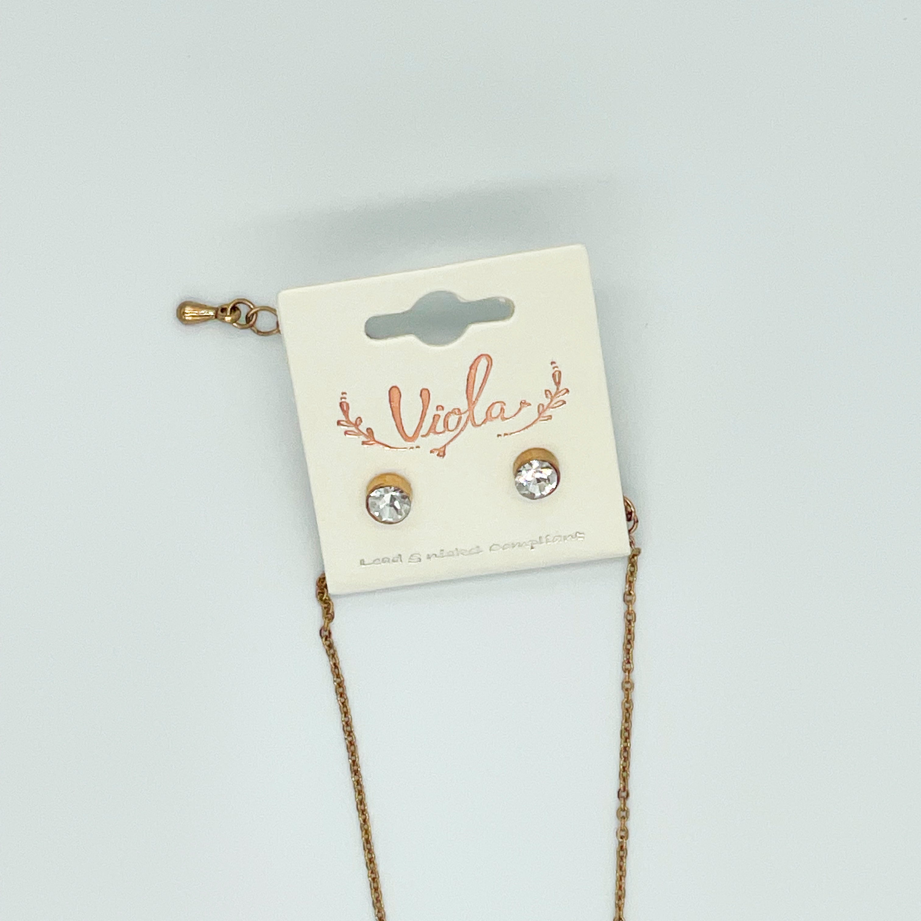 Gold-toned Horizontal Bar Necklace