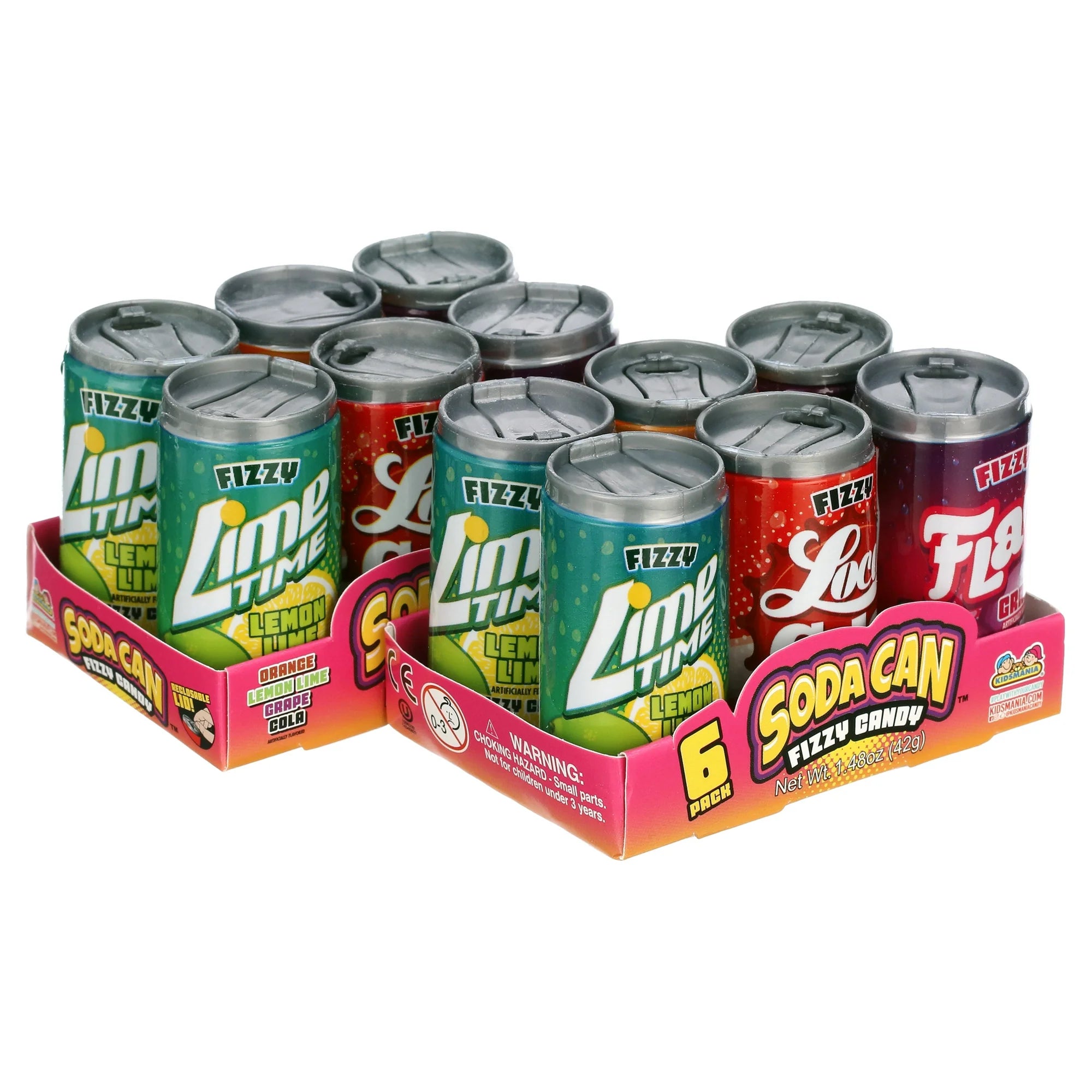 Soda can fizzy (6 Pack)