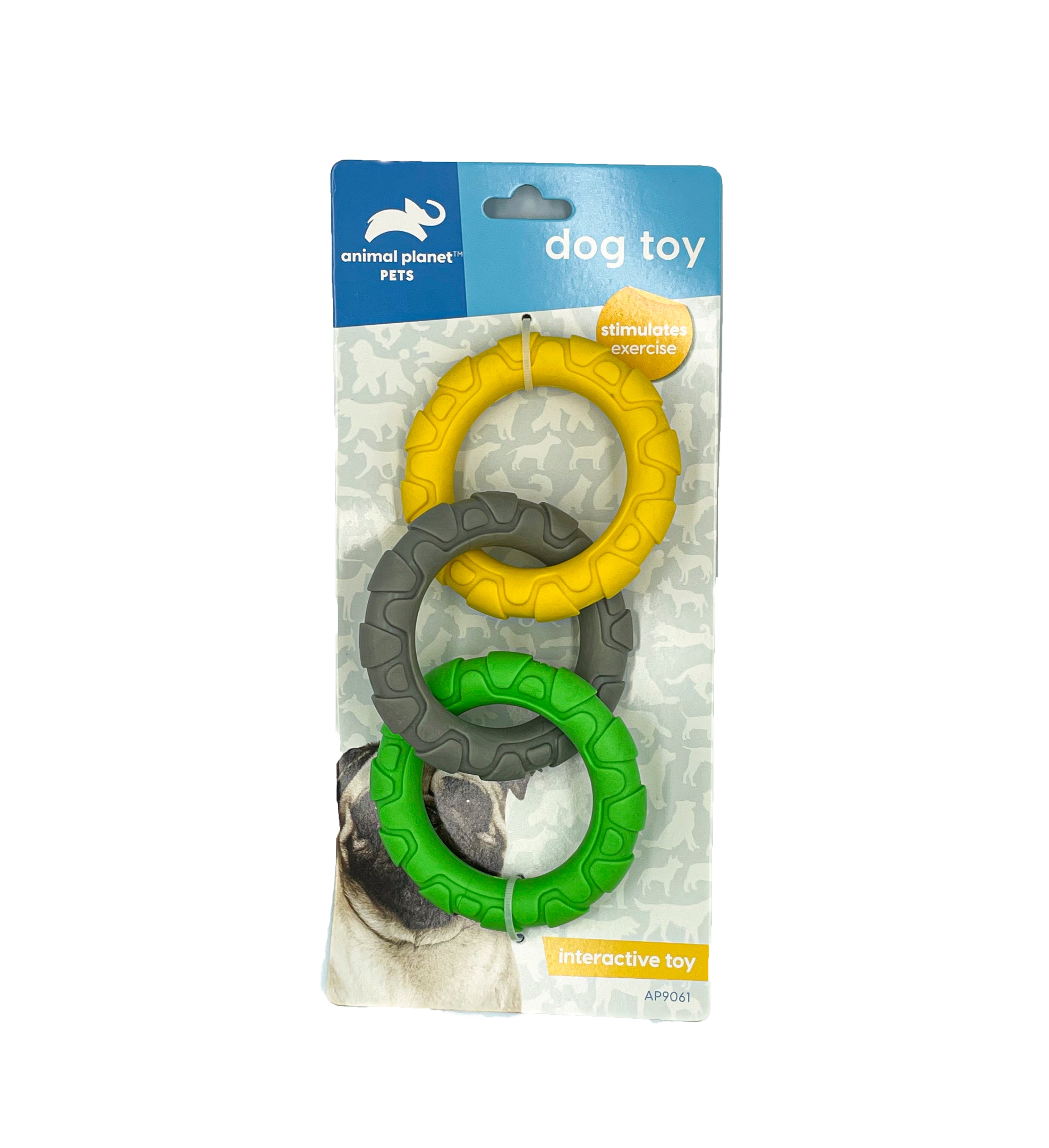TPR Ring Dog Toy Assorted Colors