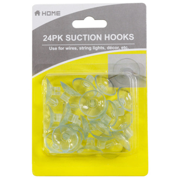 Suction Cup Hooks 24pk