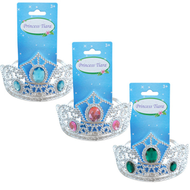 Princess Tiara w\Jewels (asst color)