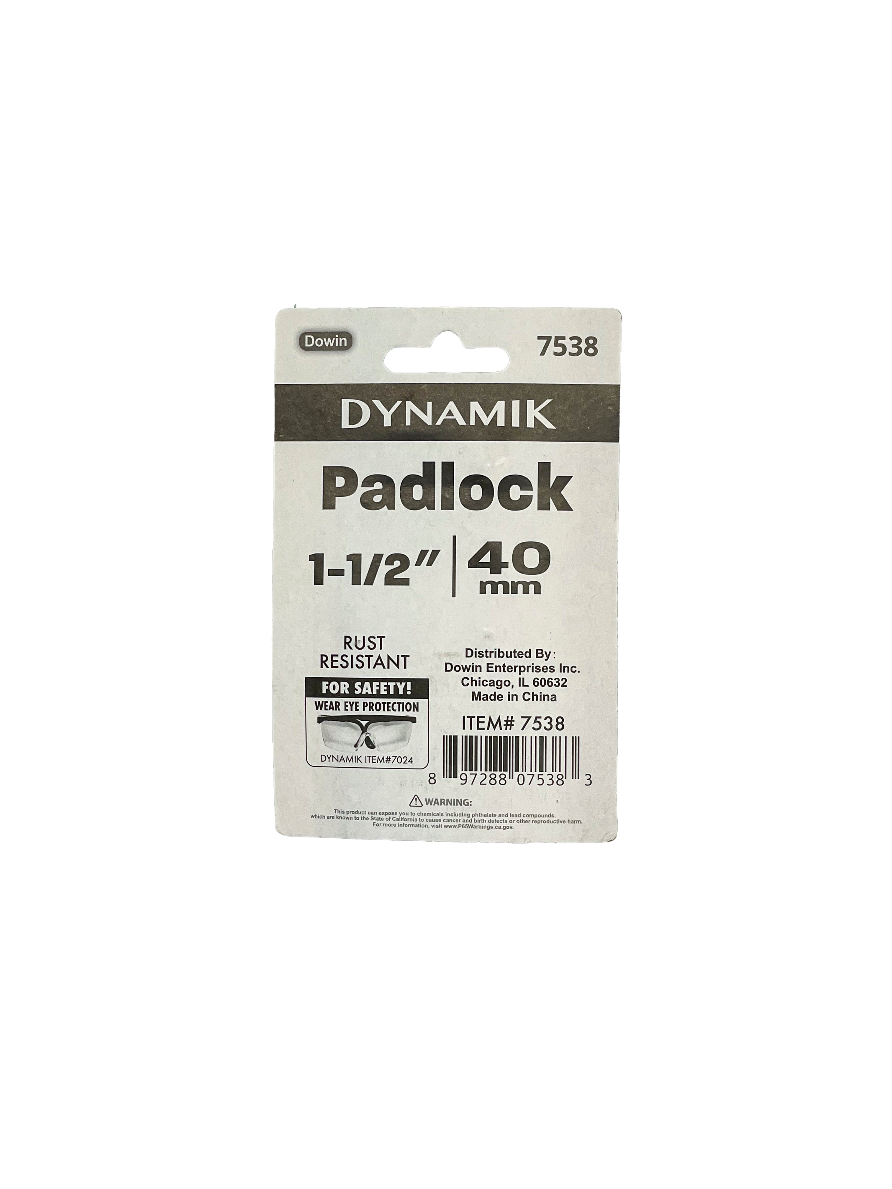 1-1/2" (40MM) PADLOCK