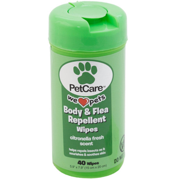 40ct Flea Repellant Pet Wipes