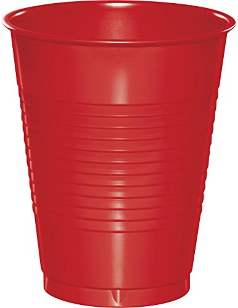 Classic Red 16oz Plastic Cups 20ct