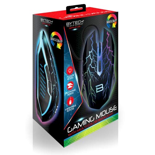 6D Lightup Gaming Mouse-Black