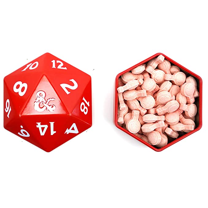 Dungeons & Dragons Potion Candy Tin Cherry Flavor