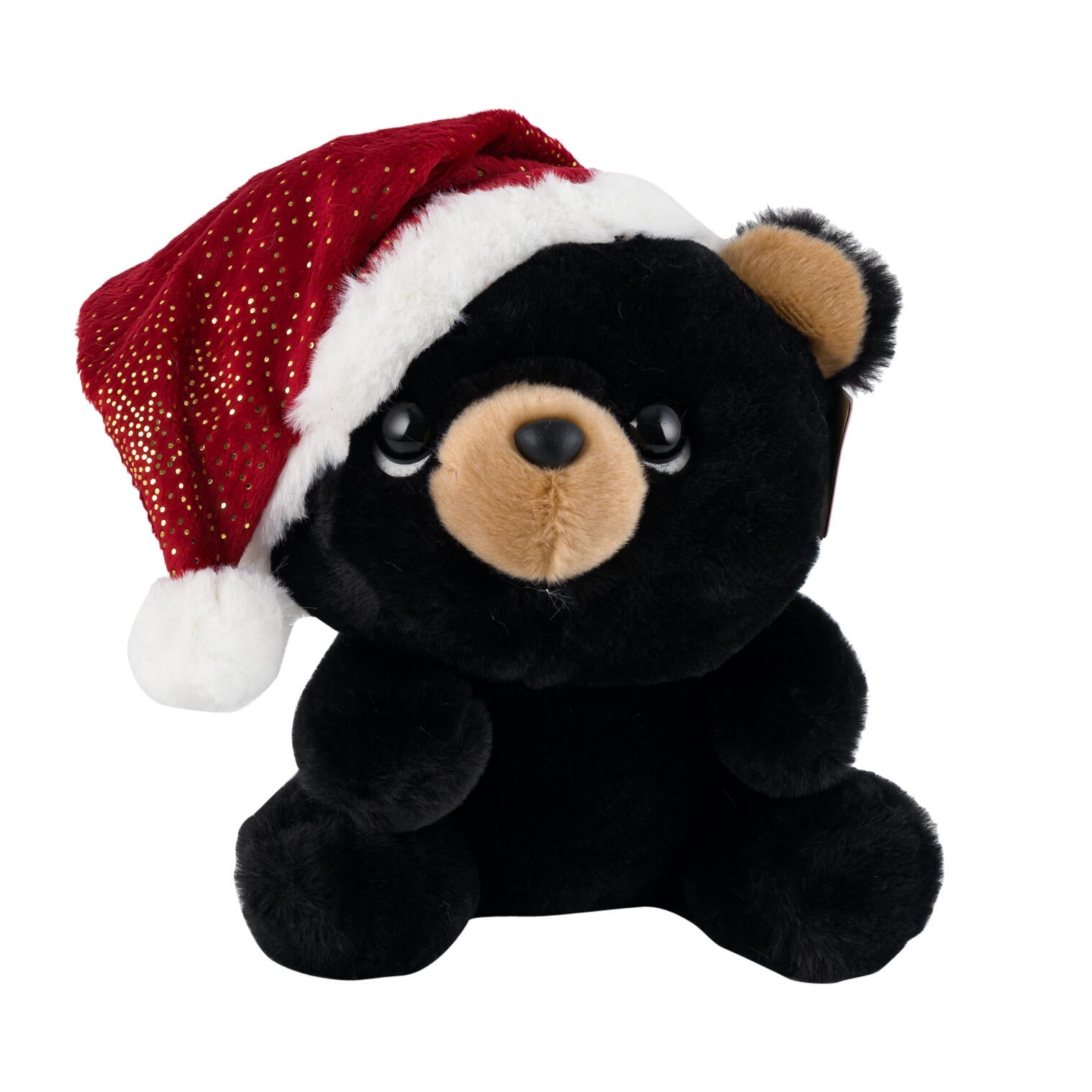 Button Black Bear Plush