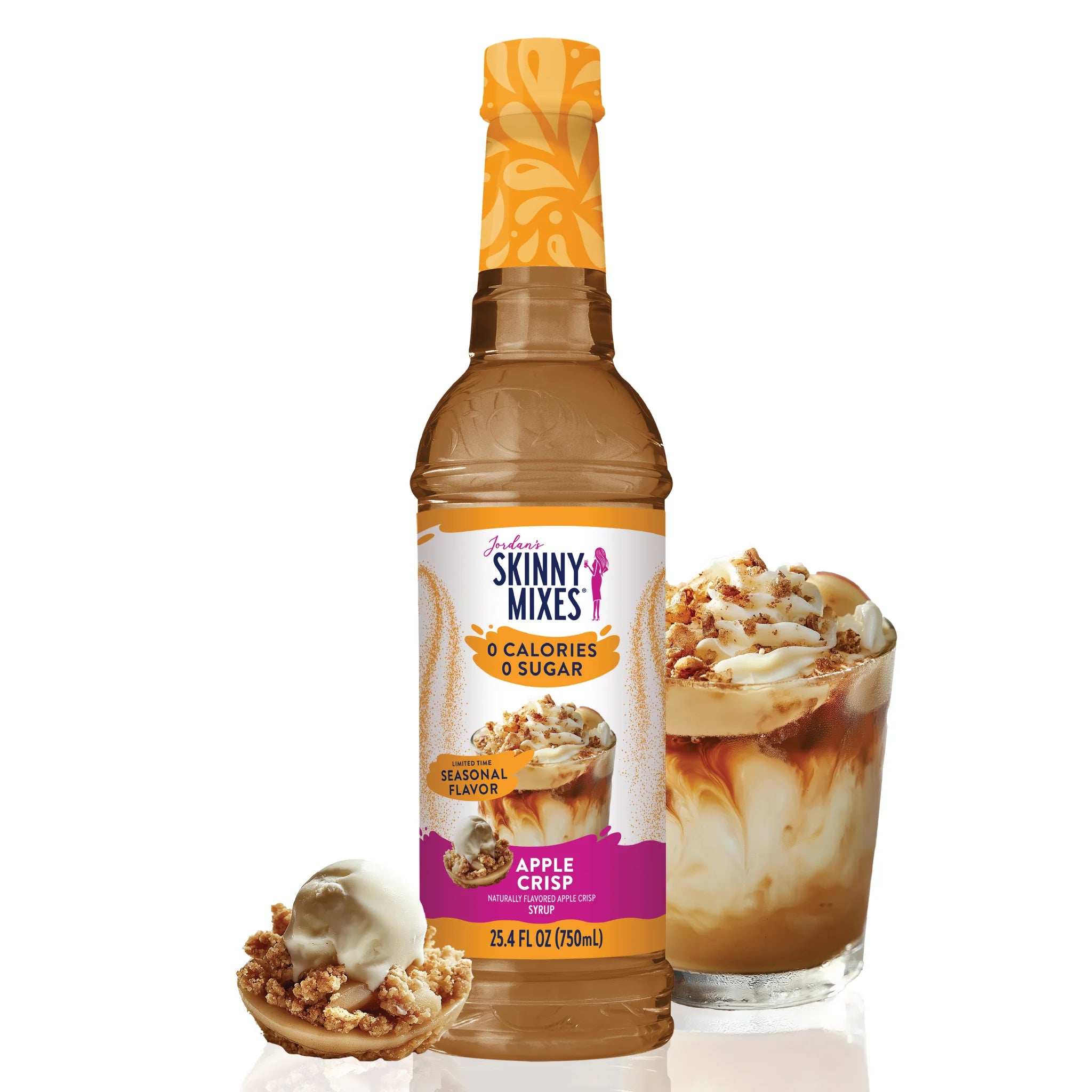Jordans Skinny Syrup Apple Crisp 25.4oz