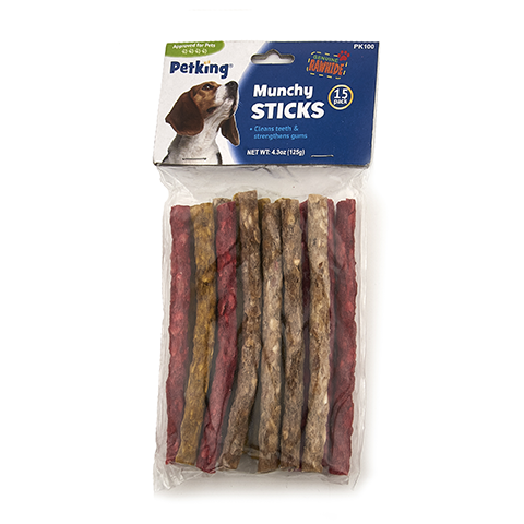 Genuine Rawhide Munchy Sticks