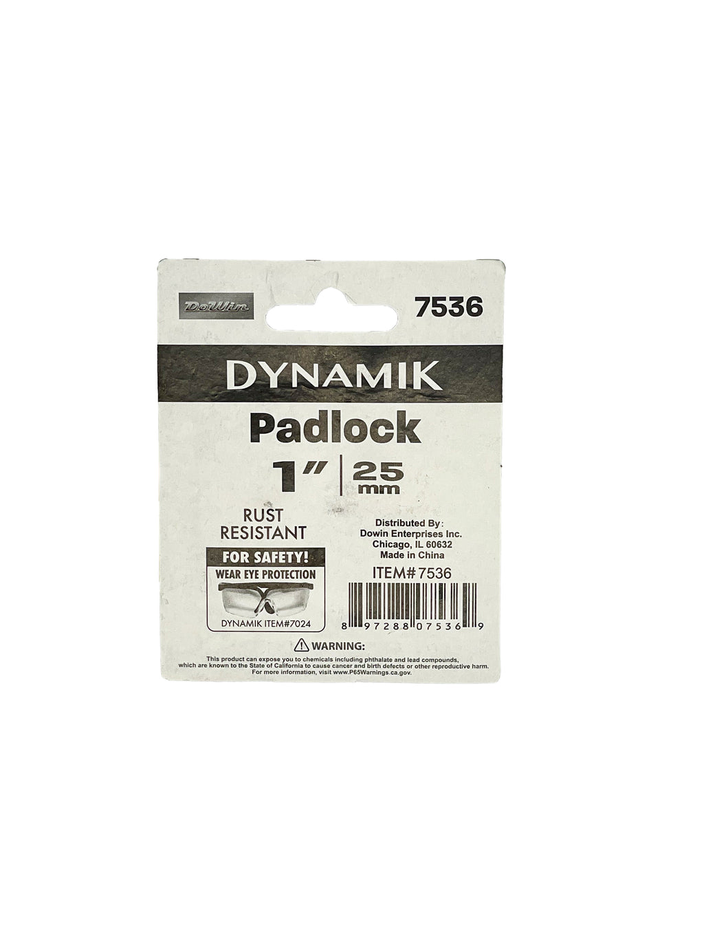 1" (25MM) PADLOCK