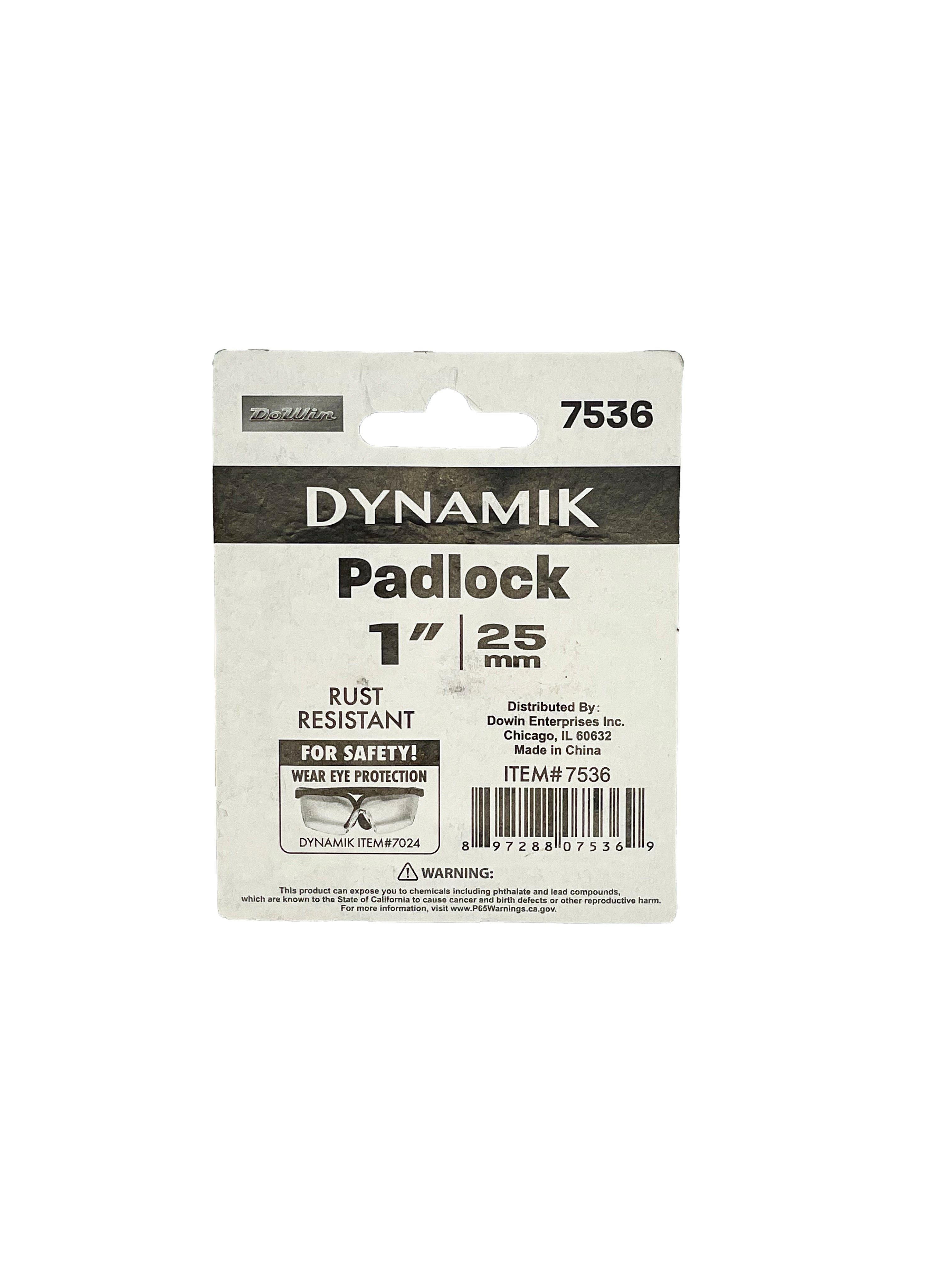 1" (25MM) PADLOCK