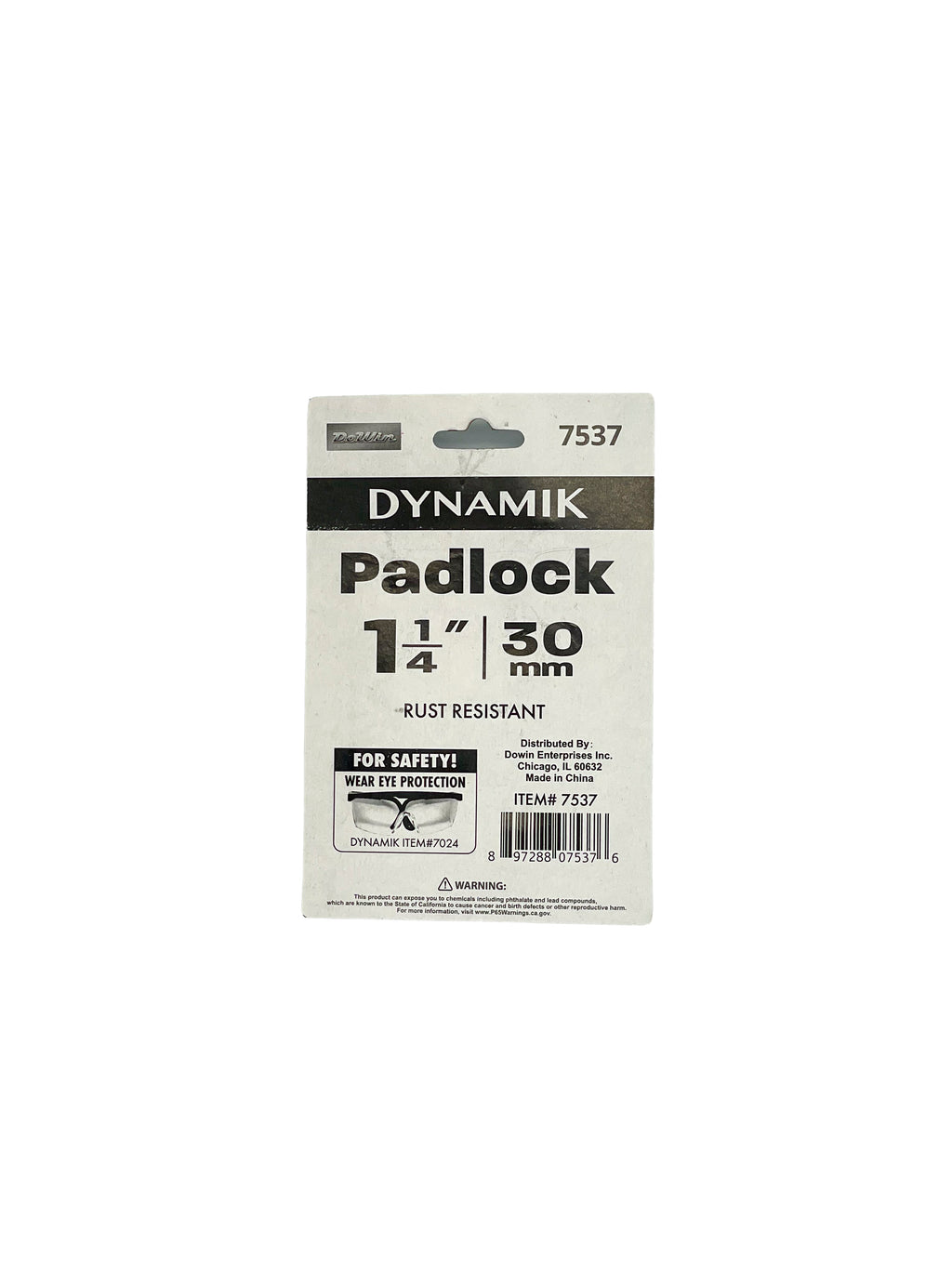 1-1/4" (30MM) PADLOCK